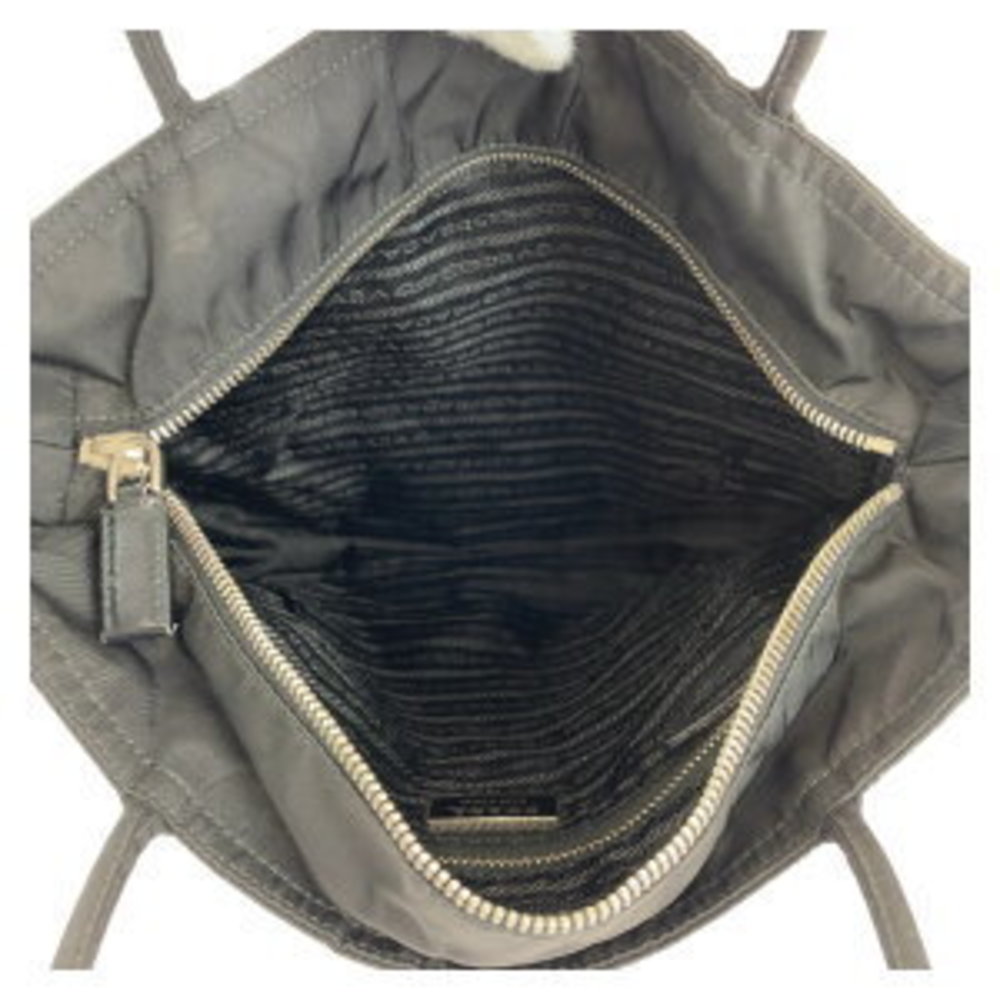 Prada Nylon Black Tessuto Triangular Shoulder Bag - image 8